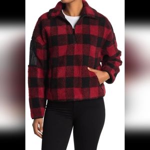 🤠 Boundless North Buffalo Plaid Faux Shearling Zip Jacket 🤠